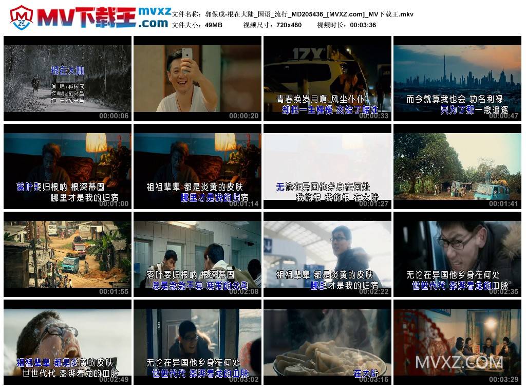 郭保成-根在大陆_国语_流行_MD205436